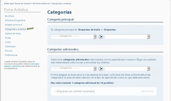 categorias