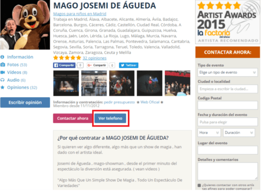 magos para comuniones