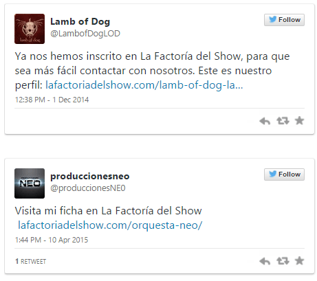 twitter la factoría del show
