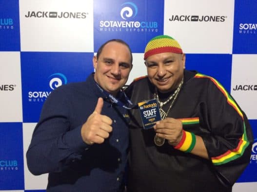 Alberto con King Africa.
