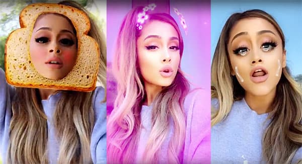 los filtros de snapchat