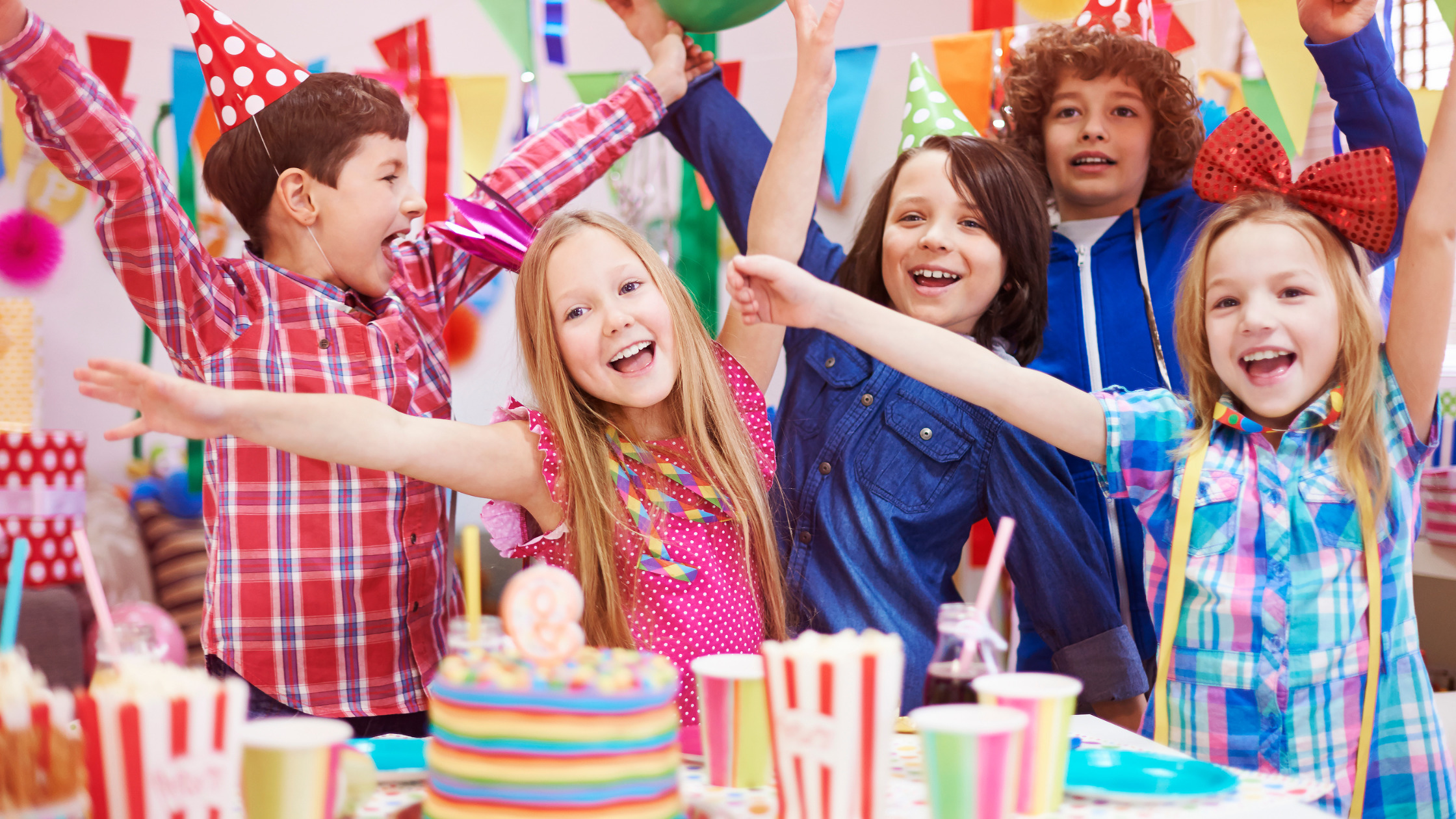 tipos de fiestas infantiles: bautizos, cumpleaños, comuniones, graduaciones...