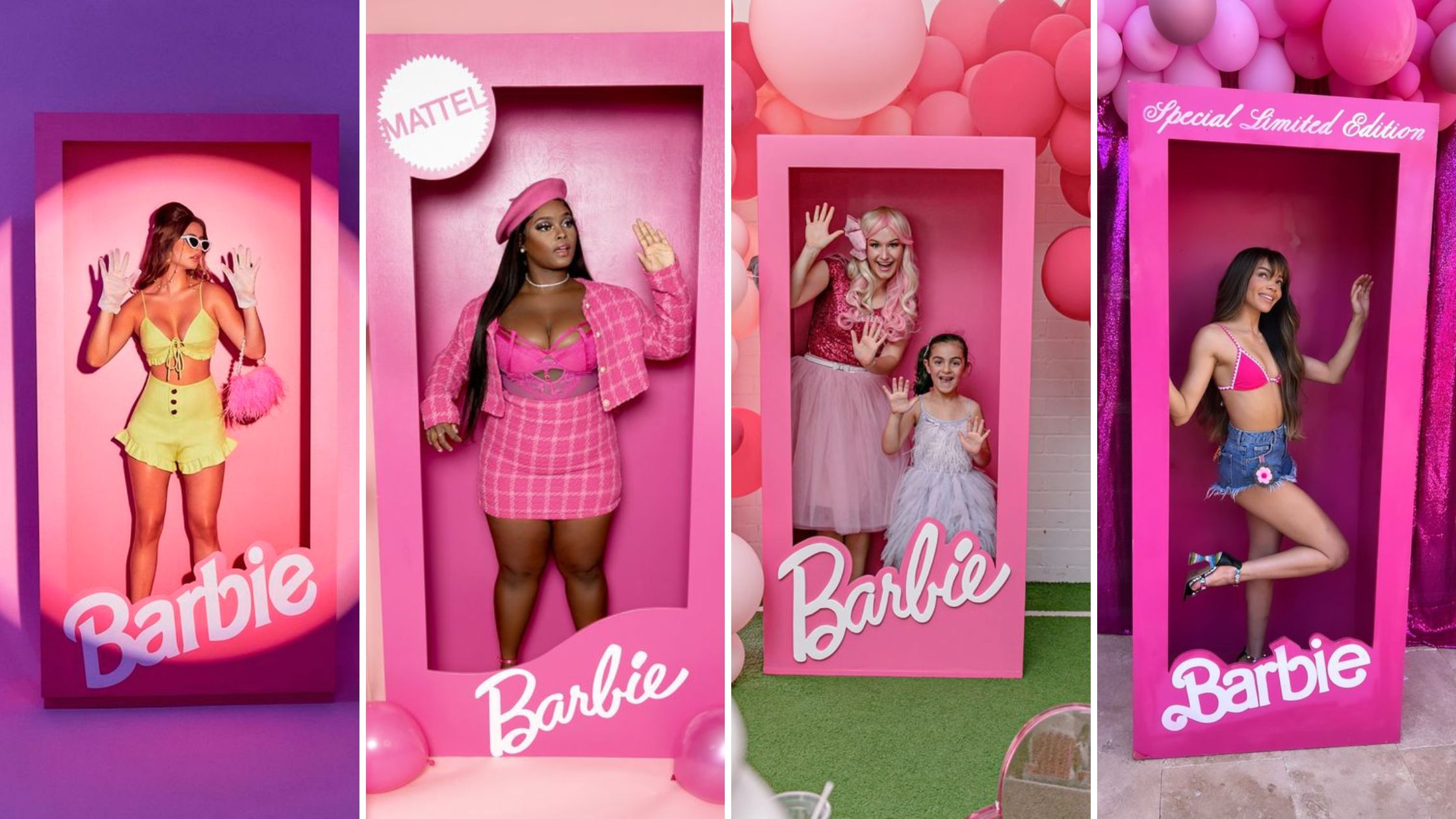 Caja de Barbie gigante para fotos