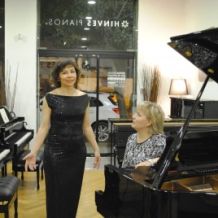 duo soprano acompaniado con piano gloria